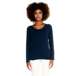 Koszulka na co dzień na siłownię. Niebieskie koszulki sportowe damskie LEONE 1947 APPAREL, bez wzorów, z elastanu, sportowe, bez kołnierzyka. W wyprzedaży za 82.10 zł.