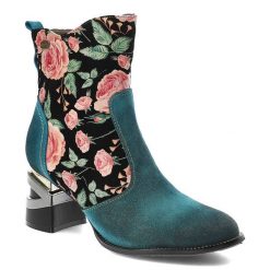 Niebieskie Botki Laura Vita Eleganckie Skórzane Buty Na Obcasie. Niebieskie kozaki damskie Laura Vita, bez obcasa, na obcasie. Za 429.00 zł.