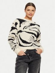 Morgan Sweter 242-MZOU Beżowy Regular Fit. Brązowe swetry damskie Morgan, xs, bez wzorów, z syntetyku, bez kołnierzyka, bez ramiączek, bez kaptura. Za 209.99 zł.