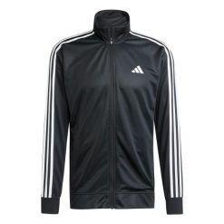 Kurtka z dresu adidas Train Essentials 3-Stripes. Czarne kurtki męskie Adidas, m, bez wzorów, z dresówki, casualowe, bez kaptura. W wyprzedaży za 225.50 zł.