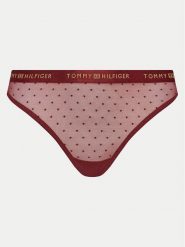 Tommy Hilfiger Stringi UW0UW05533 Czerwony. Czerwone stringi damskie Tommy Hilfiger, xs, bez wzorów, z syntetyku. Za 69.99 zł.