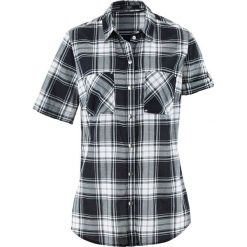 Bluzka z krótkim rękawem bonprix czarno-biały w kratę. Bluzki damskie marki bonprix. Za 54.99 zł.