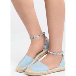 Niebieskie Espadryle Precedence. Niebieskie espadryle damskie Born2be, z materiału. Za 49.99 zł.