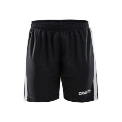 Spodnie treningowe damskie Craft Pro Control. Czarne spodnie sportowe damskie Craft, bez wzorów, z materiału, sportowe, na fitness i siłownię. Za 169.00 zł.