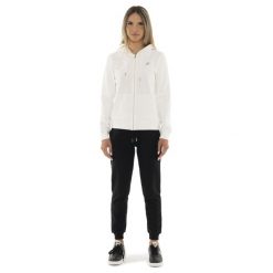 Bluza z bawełna z kaptur na co dzień na siłownię. Białe bluzy damskie LEONE 1947 APPAREL, bez wzorów, z bawełny, bez kaptura, na fitness i siłownię. W wyprzedaży za 218.92 zł.