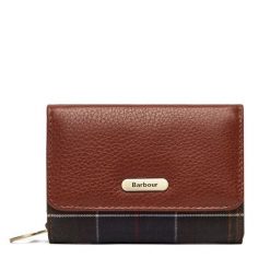 Portfel Barbour. Brązowe portfele damskie Barbour, bez wzorów. Za 339.99 zł.