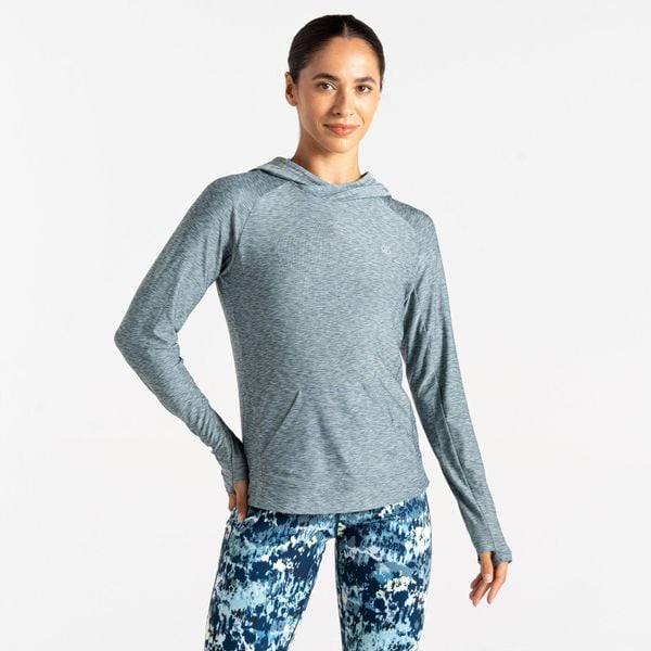Damska lekka bluza fitness Sprint City. Szare bluzy damskie Dare 2b, s, bez wzorów, z poliesteru, z kapturem. Za 139.99 zł.