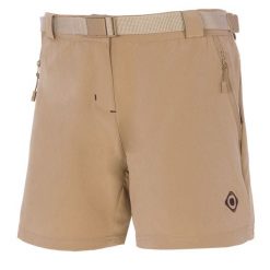 Damskie spodenki trekkingowe i turystyczne BIELSA II Izas. Brązowe szorty sportowe damskie IZAS, bez wzorów, z nylonu, sportowe, trekkingowe. Za 226.04 zł.