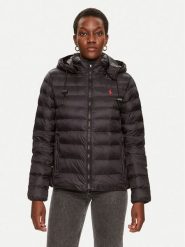 Polo Ralph Lauren Kurtka zimowa 211958932002 Czarny Relaxed Fit. Czarne kurtki damskie Polo Ralph Lauren, na zimę, s, bez wzorów, z syntetyku, bez kaptura. Za 1,439.00 zł.