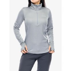 Bluza polarowa damska Columbia Park View Grid Fleece Half Zip. Szare bluzy sportowe damskie Columbia, l, bez wzorów, z polaru, bez kaptura, trekkingowe. Za 182.99 zł.