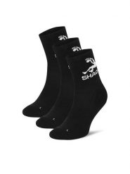 Shaq Skarpety krótkie SHQ-MB-002-AW24 Czarny. Czarne skarpety męskie Shaq, bez wzorów, z syntetyku. Za 39.99 zł.