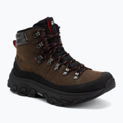 Buty turystyczne męskie Jack Wolfskin Apex Hike Pro Leather Texapore Mid. Brązowe trekkingi męskie Jack Wolfskin, przed kolano, trekkingowe. Za 839.99 zł.