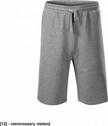 MALFINI Comfy 611 - ADLER - Szorty męskie, 300 g/m2 - ciemnoszary melanż S. Szare krótkie spodenki sportowe męskie Malfini, m, bez wzorów. Za 63.36 zł.