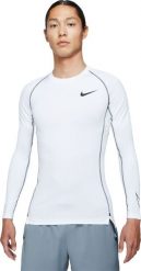 Nike Koszulka Nike Nike Tight Top LS DD1990 100 DD1990 100 biały XL. Białe t-shirty damskie Nike, xl, bez wzorów, bez kołnierzyka. Za 82.90 zł.