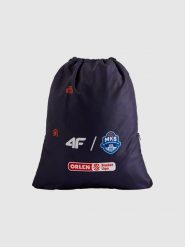 4F Plecak-worek 4F x MKS Dąbrowa Górnicza 2025/26 - granatowy Uniwersalny. Niebieskie plecaki damskie 4f, bez wzorów, sportowe. Za 99.99 zł.