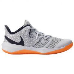 Buty siatkarskie męskie Nike React Hyperspeed Court S.e. Szare buty sportowe męskie Nike, z materiału, bez zapięcia, do siatkówki. Za 399.99 zł.