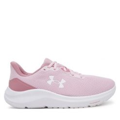 Buty do biegania Under Armour. Czerwone obuwie sportowe damskie Under Armour, bez wzorów, do biegania. Za 169.99 zł.