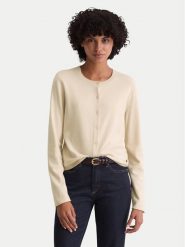 Marc O'Polo Kardigan 509 5118 61085 Beżowy Slim Fit. Brązowe swetry damskie Marc O'Polo, s, bez wzorów, z wiskozy, bez kołnierzyka, bez ramiączek, bez kaptura. Za 649.99 zł.