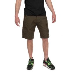 Spodenki Wędkarskie Fox Lw Cargo Green Black. Czarne krótkie spodenki sportowe męskie FOX, bez wzorów. Za 163.99 zł.