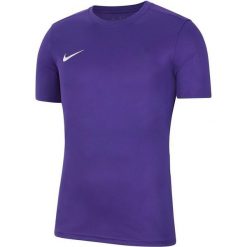 Męska Koszulka Z Krótkim Rękawem Dry Park VII. Fioletowe koszulki sportowe męskie Nike, m, bez wzorów, bez kołnierzyka, bez ramiączek, trekkingowe. Za 111.99 zł.