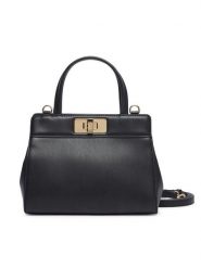 Tommy Hilfiger Torebka Th Modern Mini Satchel AW0AW18726 Czarny. Czarne torebki do ręki damskie Tommy Hilfiger, bez wzorów, ze skóry, bez dodatków. Za 569.99 zł.