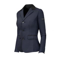 Damska kurtka konkursowa Equestrian Stockholm Classic. Niebieskie kurtki damskie EQUESTRIAN STOCKHOLM, m, bez wzorów, z materiału, bez kaptura. Za 1,508.75 zł.