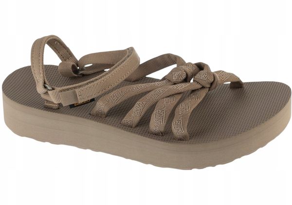 Teva Teva W Midform Kena Slim Sandals 1173494-DUNE Brązowe 38. Brązowe sandały damskie Teva, bez wzorów, bez obcasa, bez zapięcia. Za 280.85 zł.