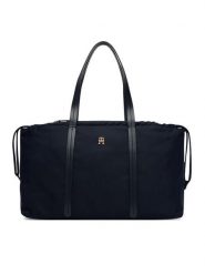 Tommy Hilfiger Torebka AW0AW18994 Granatowy. Niebieskie torebki do ręki damskie Tommy Hilfiger, bez wzorów, z materiału, bez dodatków. Za 449.99 zł.