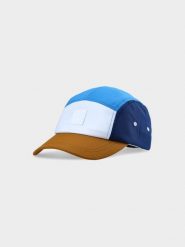 4F Czapka z daszkiem strapback męska - multikolor M. Czapki i kapelusze męskie 4f, na lato, bez wzorów, z syntetyku, klasyczne. W wyprzedaży za 19.99 zł.