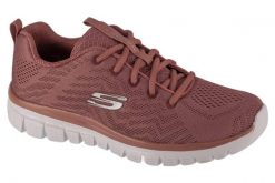 Buty sportowe Sneakersy damskie, Graceful - Get Connected. Czerwone obuwie sportowe damskie Skechers, bez wzorów, z materiału, trekkingowe. Za 249.99 zł.