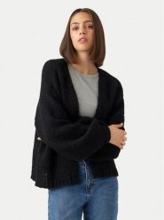 Vero Moda Kardigan Maybe 10273101 Czarny Oversize. Czarne kardigany damskie Vero Moda, m, bez wzorów, z syntetyku. Za 179.99 zł.