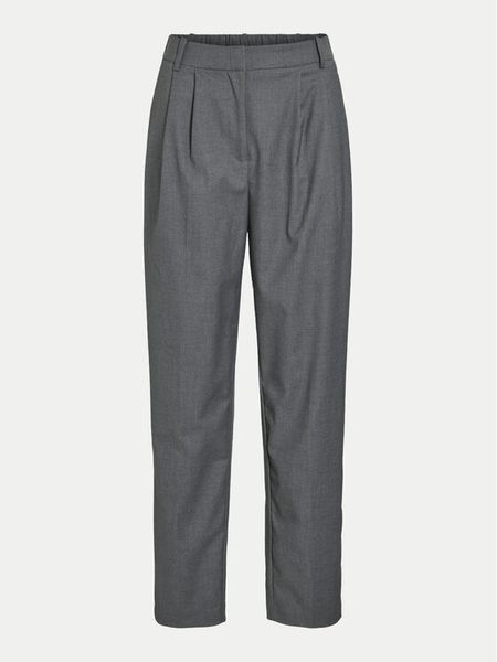 Vila Spodnie materiałowe Riley 14101013 Szary Regular Fit. Szare spodnie materiałowe damskie Vila, bez wzorów, z materiału. Za 99.99 zł.