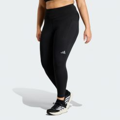 Legginsy do biegania adi365 Climacool AOP 7/8 (Plus Size). Czarne legginsy damskie Adidas, bez wzorów, do biegania. Za 279.00 zł.