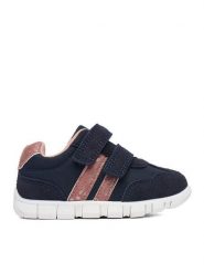 DeeZee Sneakersy CEO-CM251131-1 Granatowy. Niebieskie buty sportowe dziewczęce DeeZee, bez wzorów, ze skóry, bez zapięcia. Za 89.99 zł.