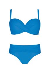 Strój kąpielowy damski dwuczęściowy kostium na plażę wakacje Self Bodrum 2. Niebieskie bikini damskie SELF HEAT, s, z aplikacjami. Za 211.98 zł.