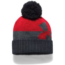 Under Armour Czapka Boy's Pom Beanie Upd Black Steel Black. Czarne czapki dla dzieci Under Armour, bez wzorów, z dzianiny. W wyprzedaży za 68.00 zł.