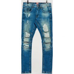 Jeansy SLIM - Niebieski. Niebieskie jeansy męskie Cropp. Za 139.99 zł.