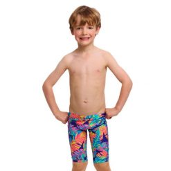 Kąpielówki jammery na basen chłopięce Funky Trunks Leaving. Niebieskie kąpielówki dla chłopców FUNKY TRUNKS, bez wzorów. Za 166.98 zł.