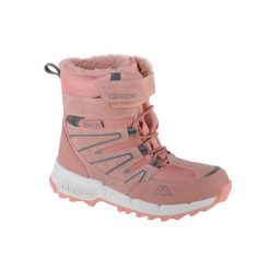 Buty zimowe dziewczęce, Kappa Floki Tex K. Czerwone buty zimowe dziewczęce Kappa, bez wzorów, bez zapięcia. Za 89.99 zł.