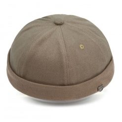 Letnia Czapka - Leonka (Dokerka) - Pako Jeans - Ciemny Beż. Czapki i kapelusze męskie Pako Jeans, na lato, bez wzorów, z bawełny. Za 49.99 zł.