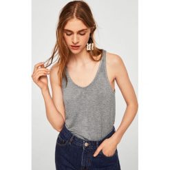 Mango - Top Bobar1. Szare topy damskie Mango, z dzianiny, bez rękawów. Za 35.90 zł.