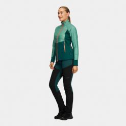 Kurtka damska hybrydowa Alpinus Tofana oliwkowa Pro. Zielone kurtki damskie Alpinus, s, bez wzorów, bez kaptura. Za 399.00 zł.