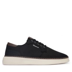Półbuty Gant. Czarne półbuty na co dzień męskie GANT, bez zapięcia. Za 499.99 zł.