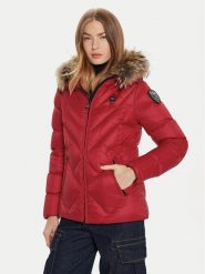 Blauer Kurtka puchowa 24WBLDC03051 Czerwony Regular Fit. Czerwone kurtki damskie Blauer, xs, bez wzorów, z puchu, bez kaptura. Za 1,819.00 zł.
