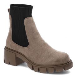Szare Botki Filippo Modne Jesienne Buty Damskie. Szare botki damskie Filippo, na jesień, z materiału, bez obcasa, na obcasie, bez zapięcia. Za 179.00 zł.