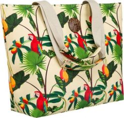 Duża, wiosenno-letnia shopperka damska NoSize. Torby podróżne damskie NoName, bez wzorów, duże. Za 75.84 zł.