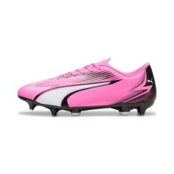Buty piłkarskie Puma Ultra Play MxSG. Czerwone buty sportowe męskie Puma, z materiału, bez zapięcia, do piłki nożnej. Za 229.99 zł.