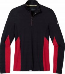 Smartwool M'S Merino Sport Long Sleeve 1/4 Zip, K88, L. Bluzy męskie Smartwool, l, bez wzorów, bez kaptura. Za 308.75 zł.