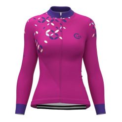 Koszulka Z Długim Rękawem Ordino Croisillons Damska Fuksja. Czerwone bluzy sportowe damskie C-LAB, xs, bez wzorów, bez kołnierzyka, bez ramiączek, rowerowe. W wyprzedaży za 335.42 zł.
