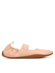 Calvin Klein Baleriny Ballet Sneaker Mj Lth HW0HW03308 Kremowy. Białe baleriny damskie Calvin Klein, bez wzorów, ze skóry, bez obcasa. Za 409.99 zł.